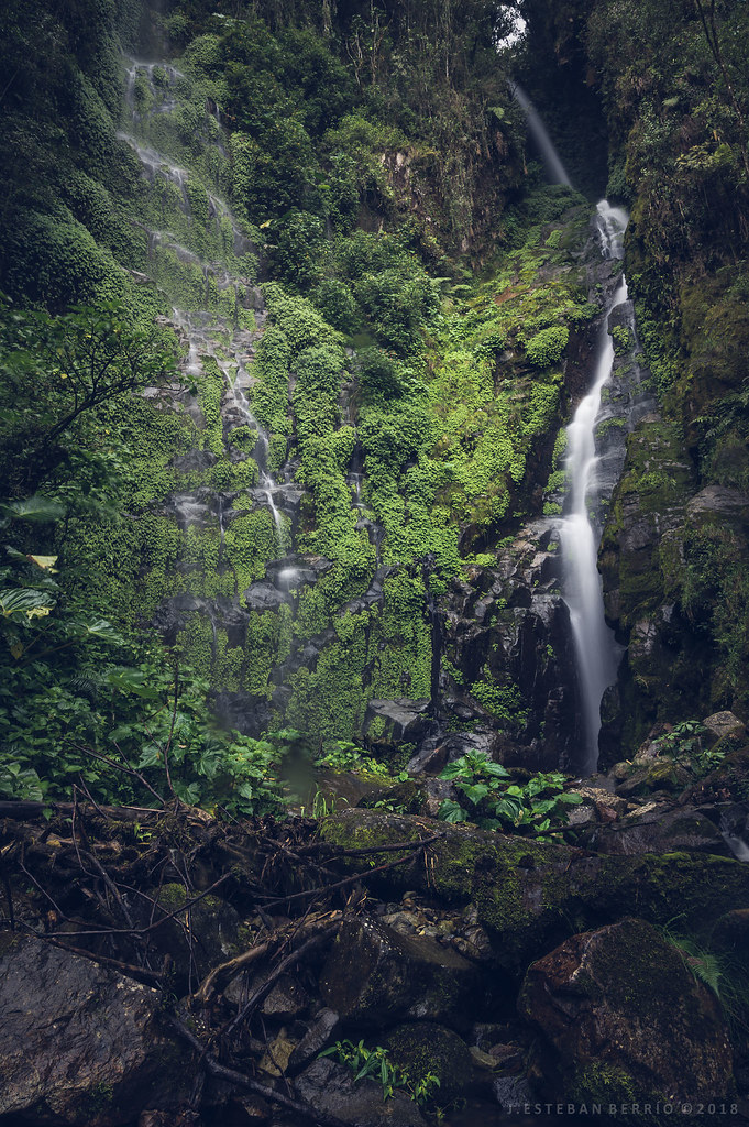 la honda waterfall - tolima